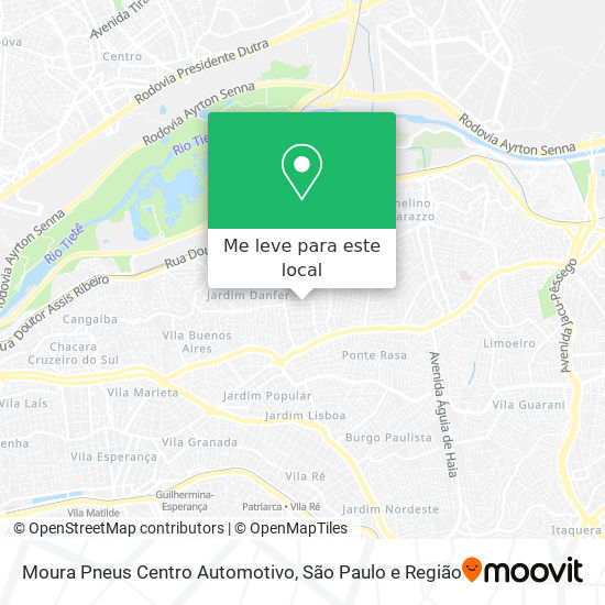 Moura Pneus Centro Automotivo mapa