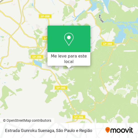 Estrada Gunroku Suenaga mapa