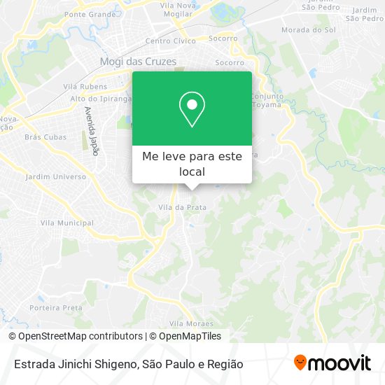Estrada Jinichi Shigeno mapa