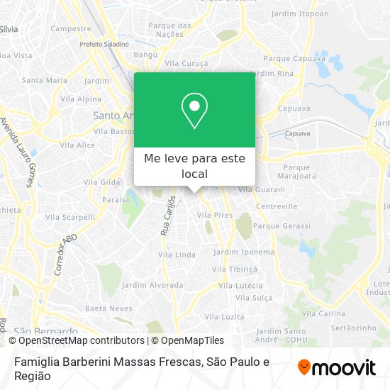 Famiglia Barberini Massas Frescas mapa