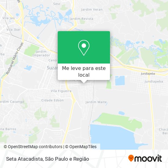 Seta Atacadista mapa