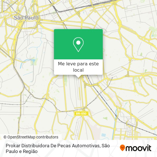 Prokar Distribuidora De Pecas Automotivas mapa