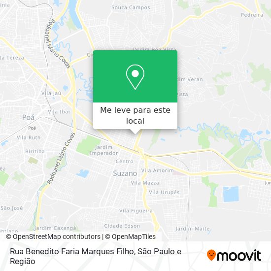Rua Benedito Faria Marques Filho mapa