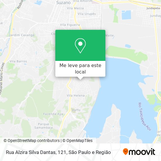 Rua Alzira Silva Dantas, 121 mapa
