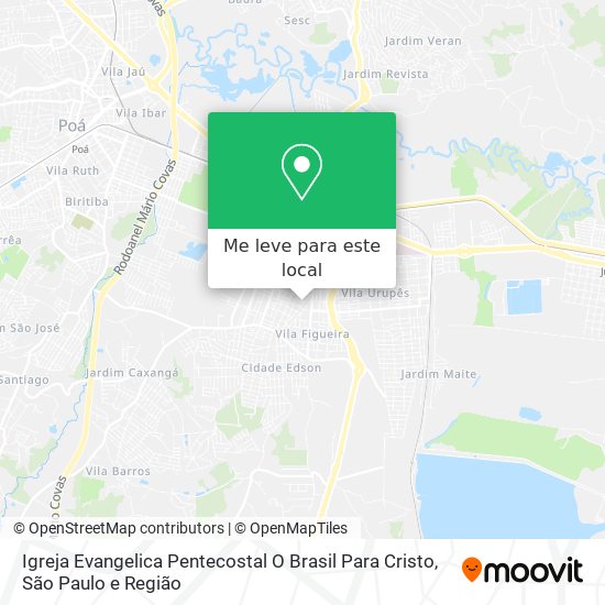 Igreja Evangelica Pentecostal O Brasil Para Cristo mapa