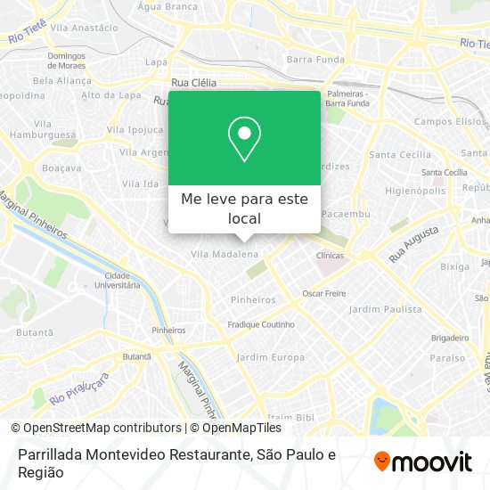 Parrillada Montevideo Restaurante mapa