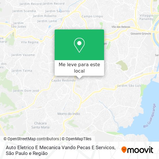 Auto Eletrico E Mecanica Vando Pecas E Servicos mapa