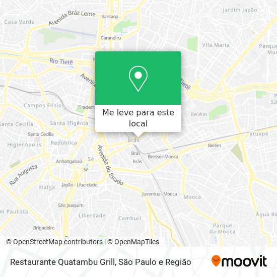 Restaurante Quatambu Grill mapa