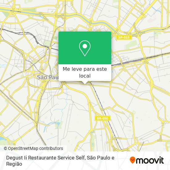 Degust Ii Restaurante Service Self mapa