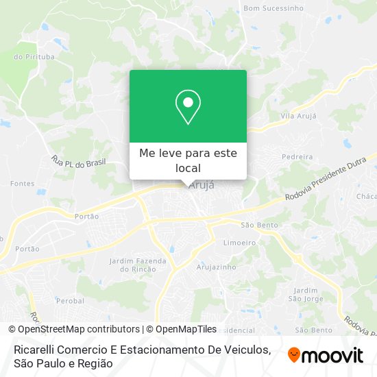 Ricarelli Comercio E Estacionamento De Veiculos mapa
