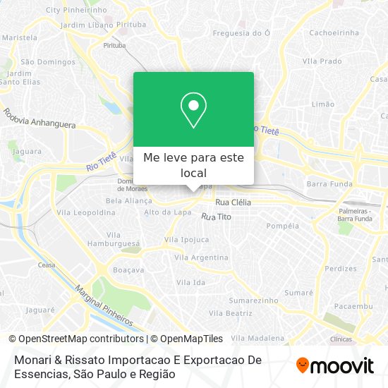 Monari & Rissato Importacao E Exportacao De Essencias mapa