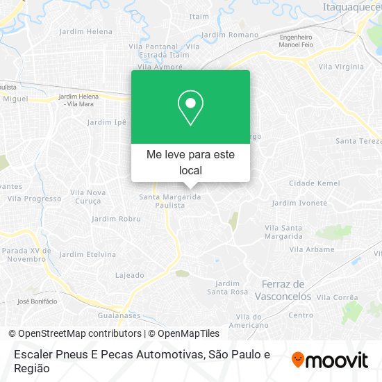 Escaler Pneus E Pecas Automotivas mapa