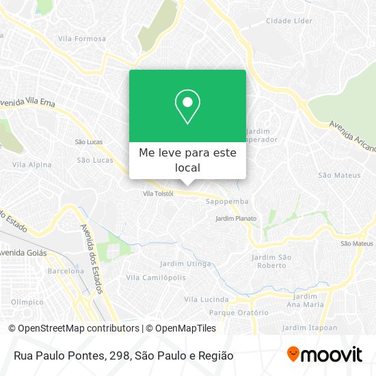 Rua Paulo Pontes, 298 mapa