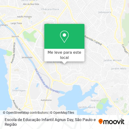 Escola de Educação Infantil Agnus Day mapa