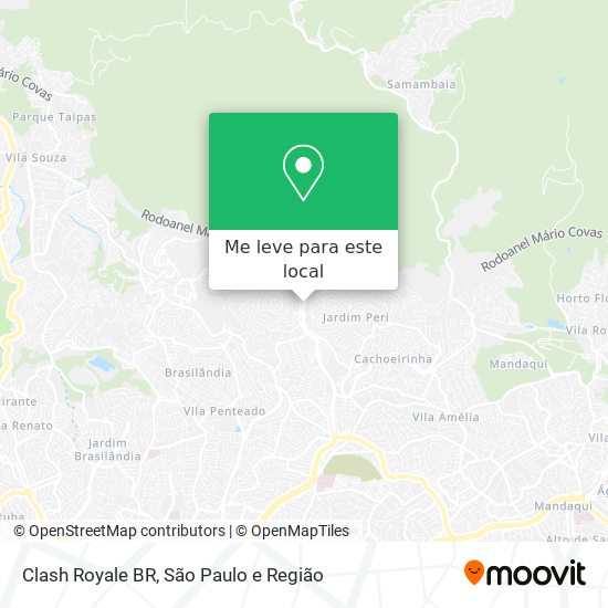 Clash Royale BR mapa