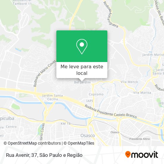 Rua Avenir, 37 mapa