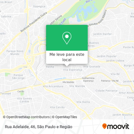 Rua Adelaide, 46 mapa