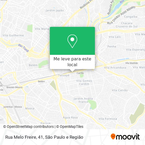 Rua Melo Freire, 41 mapa