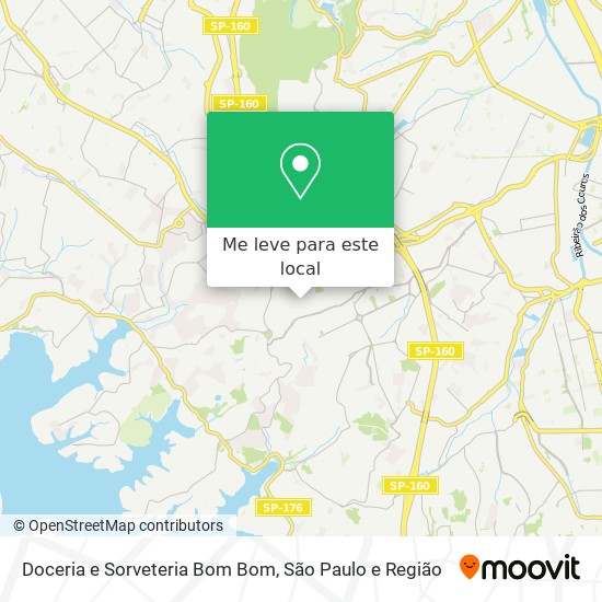 Doceria e Sorveteria Bom Bom mapa