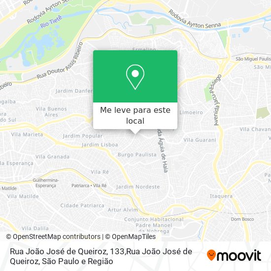 Rua João José de Queiroz, 133,Rua João José de Queiroz mapa