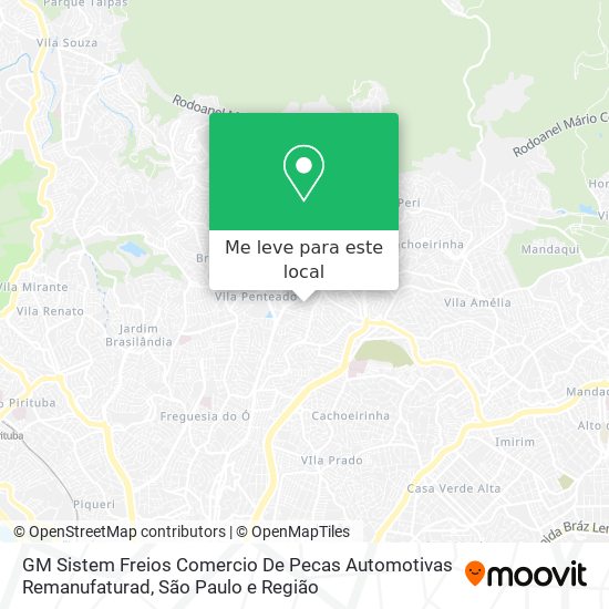 GM Sistem Freios Comercio De Pecas Automotivas Remanufaturad mapa