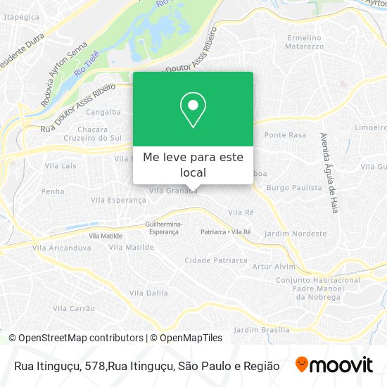 Rua Itinguçu, 578,Rua Itinguçu mapa