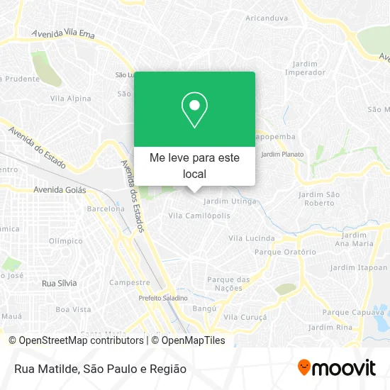 Rua Matilde mapa