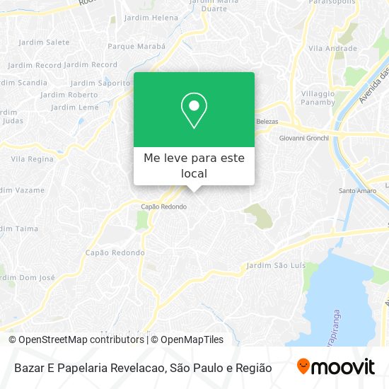 Bazar E Papelaria Revelacao mapa