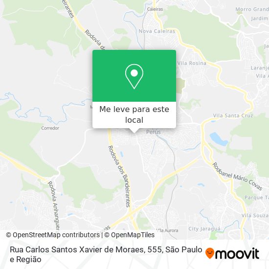 Rua Carlos Santos Xavier de Moraes, 555 mapa