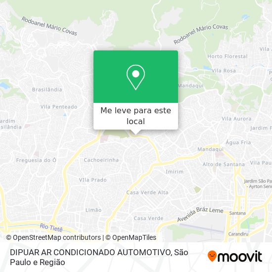 DIPUAR AR CONDICIONADO AUTOMOTIVO mapa