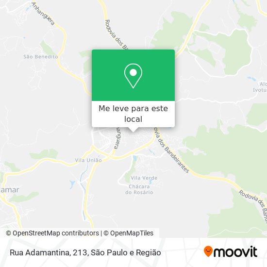 Rua Adamantina, 213 mapa