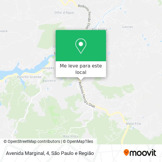 Avenida Marginal, 4 mapa