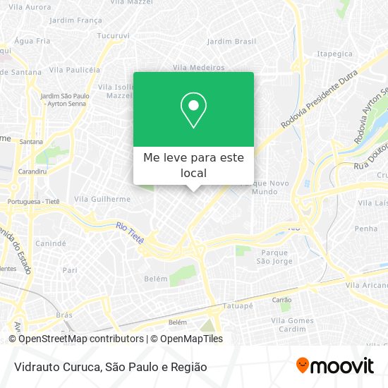 Vidrauto Curuca mapa