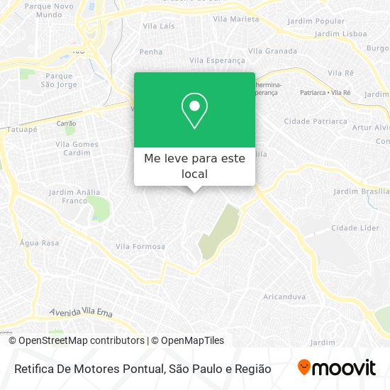 Retifica De Motores Pontual mapa