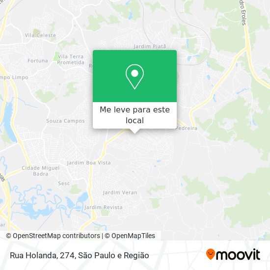 Rua Holanda, 274 mapa