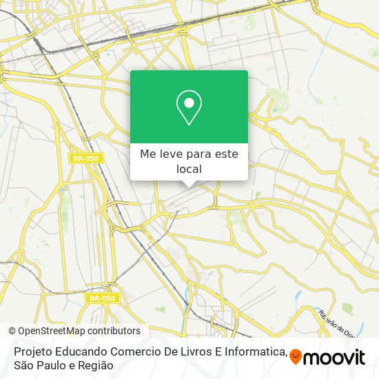 Projeto Educando Comercio De Livros E Informatica mapa