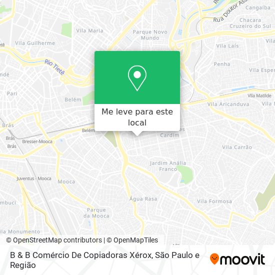 B & B Comércio De Copiadoras Xérox mapa