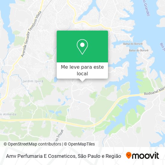 Amv Perfumaria E Cosmeticos mapa