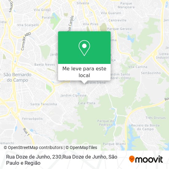 Rua Doze de Junho, 230,Rua Doze de Junho mapa