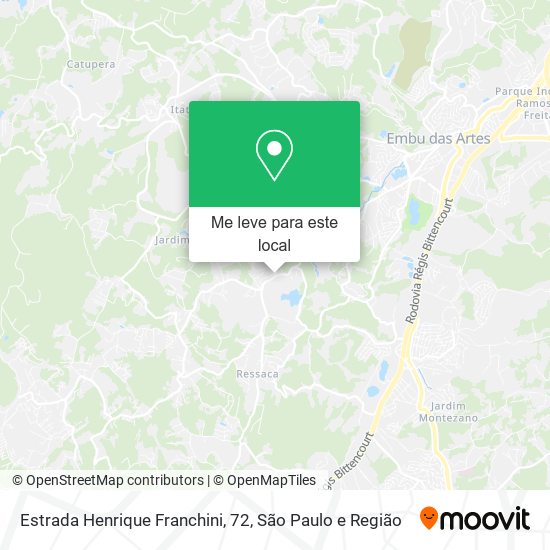 Estrada Henrique Franchini, 72 mapa
