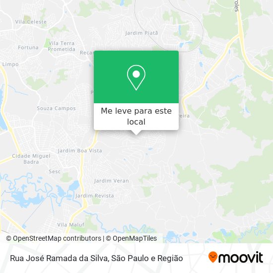 Rua José Ramada da Silva mapa