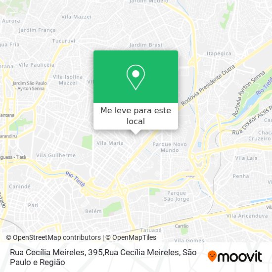 Rua Cecília Meireles, 395,Rua Cecília Meireles mapa