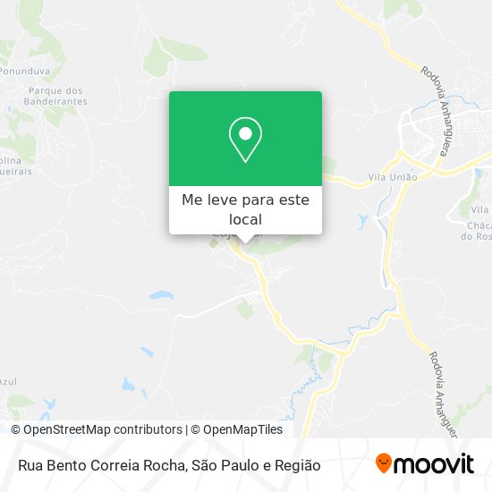 Rua Bento Correia Rocha mapa