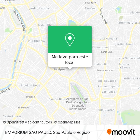 EMPORIUM SAO PAULO mapa