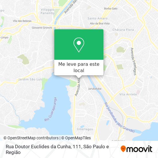 Rua Doutor Euclides da Cunha, 111 mapa