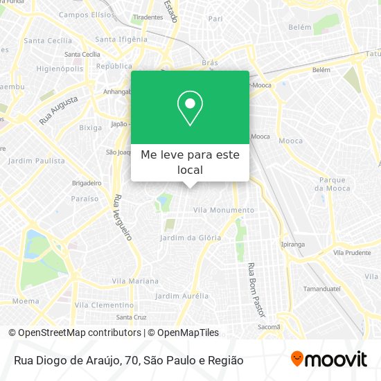 Rua Diogo de Araújo, 70 mapa