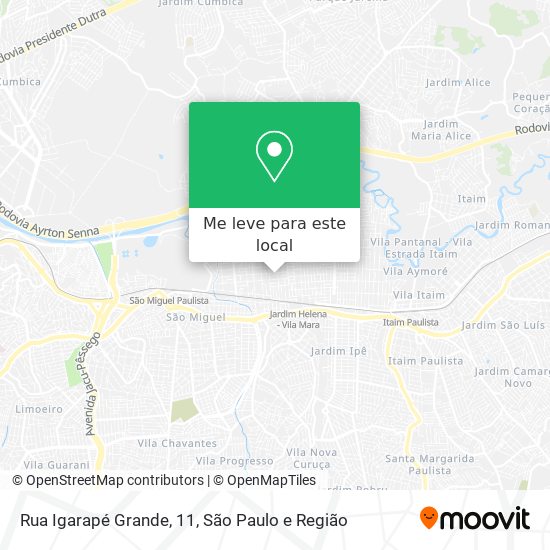 Rua Igarapé Grande, 11 mapa