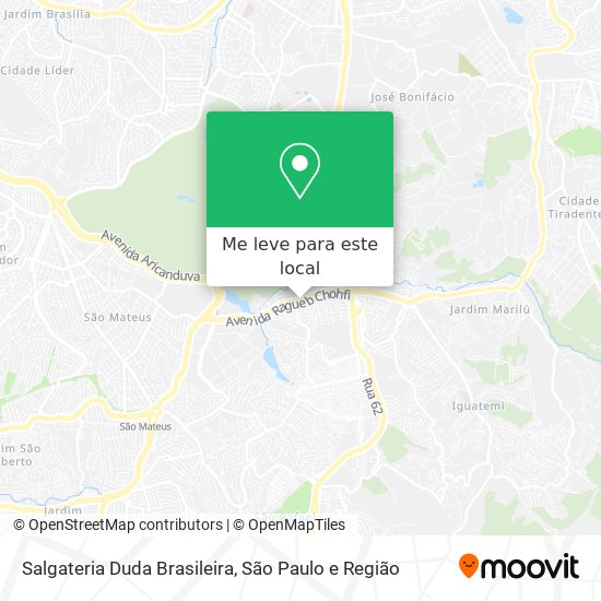 Salgateria Duda Brasileira mapa