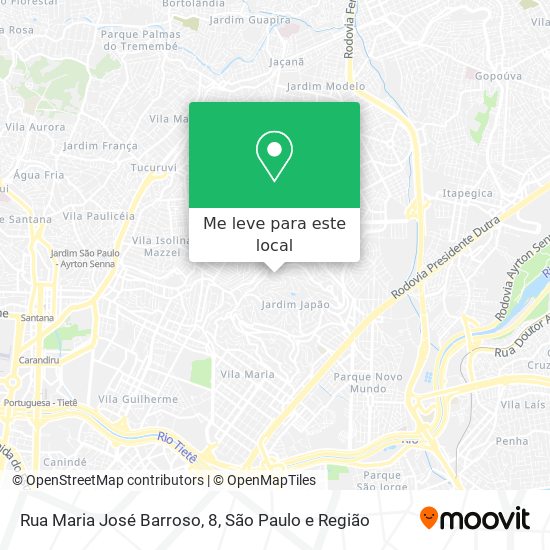 Rua Maria José Barroso, 8 mapa