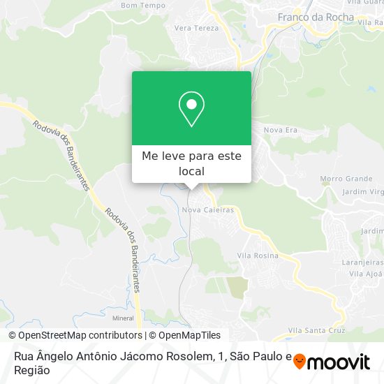 Rua Ângelo Antônio Jácomo Rosolem, 1 mapa